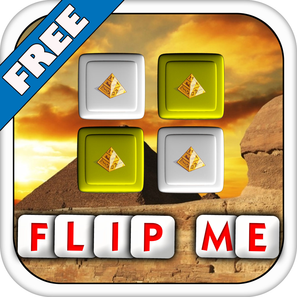 Pyramid Flip Free : Puzzle Flip Game The Prince of Sphinx Persia and Egypt icon