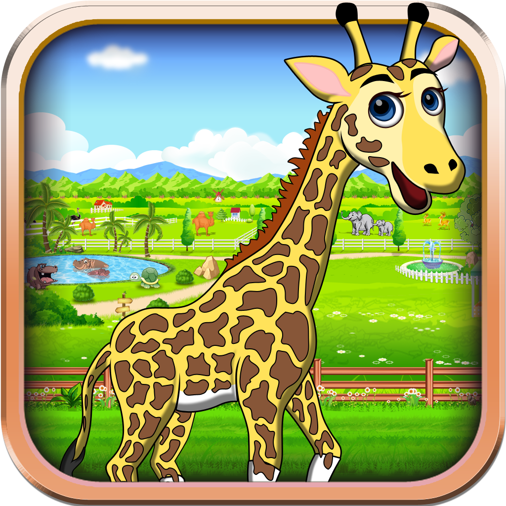 Baby Giraffe Run - Addictive Animal Running Game