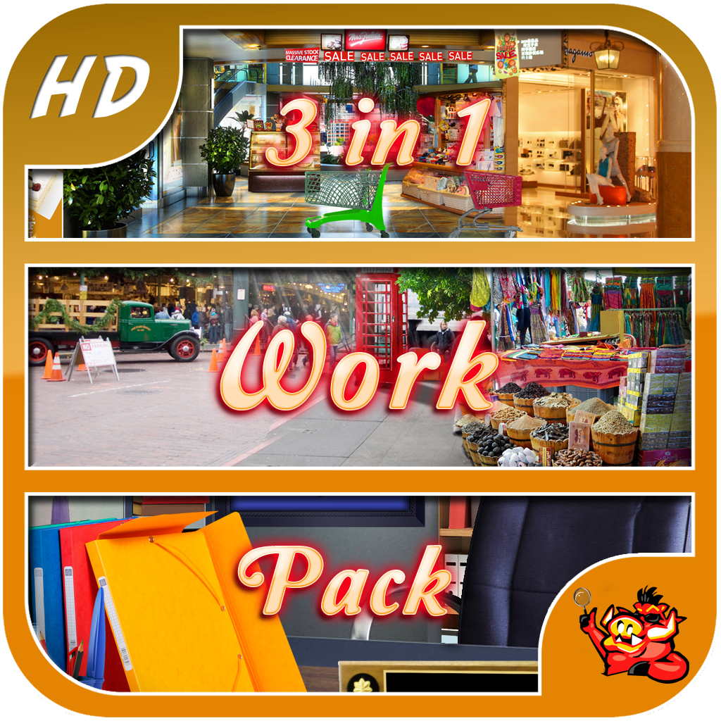 Work Pack - 3 in 1 - Hidden Object Game