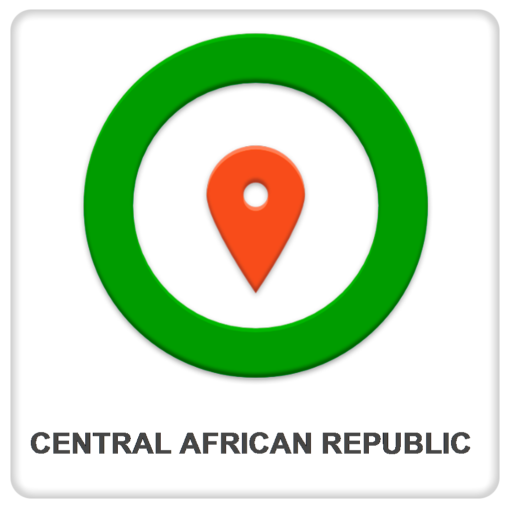 Central African Republic Vector Offline Map - ENavigation