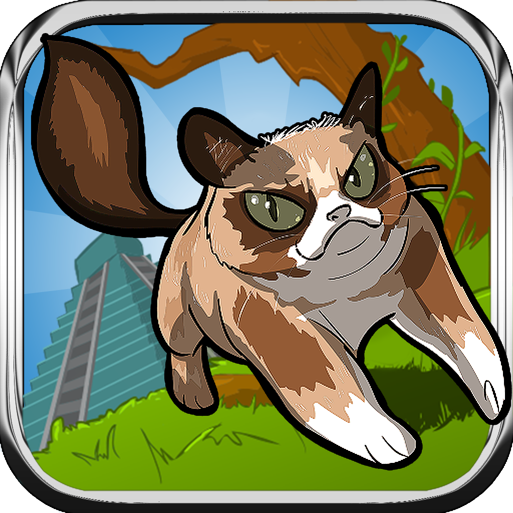 A Grumpy Cat Escape from Mayan Temple - Running Adventure Game icon