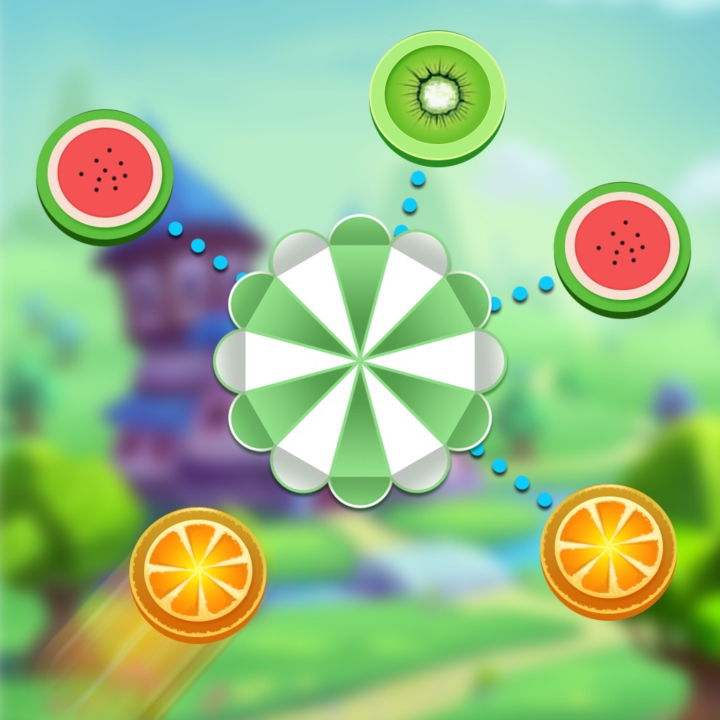 Fruit Rush - Connect Wheels with the Circle Line