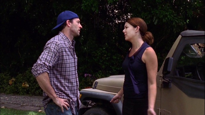 Lorelai wakes up in bed with Christopher, then tries to get rid of everythi...