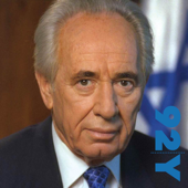 Shimon Peres and Michael Bar-Zohar at the 92nd Street Y - Shimon Peres and Michael Bar-Zohar