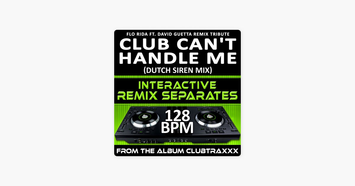 Club Can't Handle Me (128 Bpm A cappella Mix) de DJ Dizzy - Canción en  Apple Music