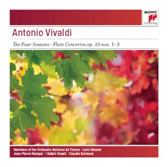 Vivaldi: The Four Seasons, Op. 8 by Lorin Maazel, Claudio Scimone, I Solisti Veneti, Jean-Pierre Rampal & Members of the Orchestre National de France album reviews, ratings, credits