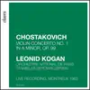 Shostakovich: Violin Concerto No. 1 in A Minor, Op. 99 (Live Recording, Montreux 1963) album lyrics, reviews, download