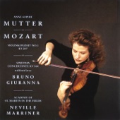 Anne-Sophie Mutter - Mozart: Violin Concerto No. 1, Sinfonia Concertante K. 364 artwork