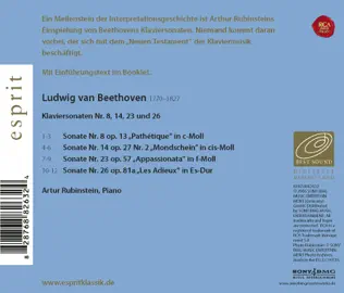 last ned album Arthur Rubinstein - Beethoven Klaviersonaten