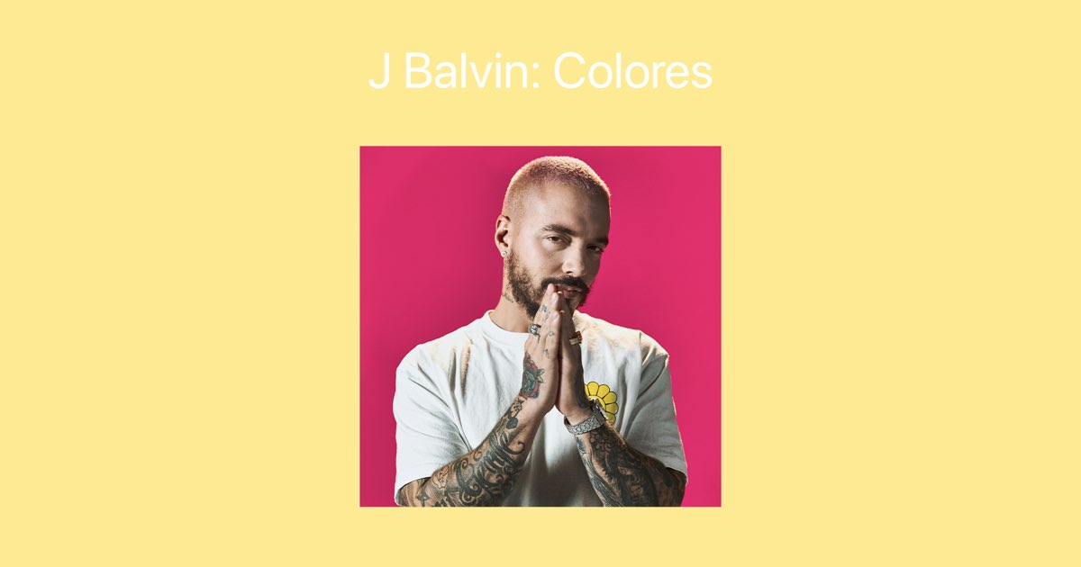 J Balvin Colores Auf Apple Music
