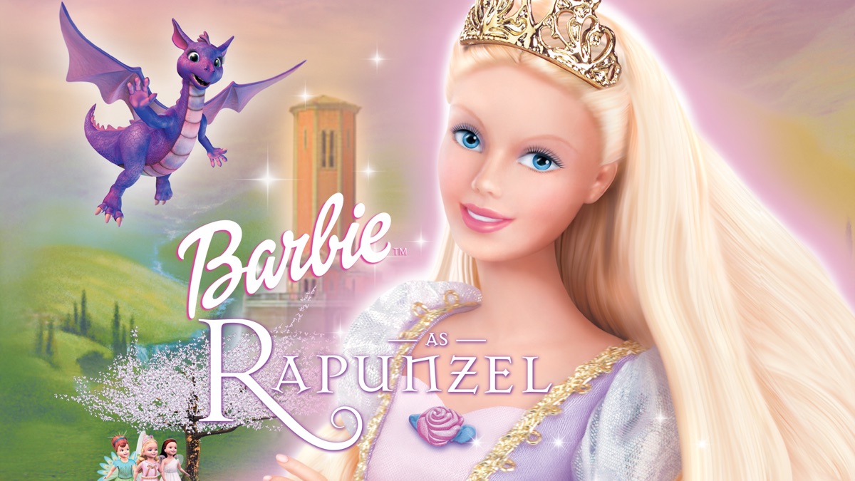 barbie as rapunzel dragon