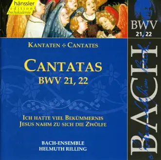 Bach, J.S.: Cantatas, Bwv 21-22 by Wolfgang Schone, Arleen Auger, Adalbert Kraus, Nancy Amini, Karen Hagerman, Douglas Robinson, Norman Anderson, Stuttgart Gachinger Kantorei, Helmuth Rilling, Stuttgart Bach Collegium, Helen Watts & Indiana University Chamber Singers album reviews, ratings, credits