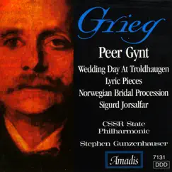 Grieg: Peer Gynt Suites Nos. 1 and 2 - 3 Orchestral Pieces From Sigurd Jorsalfar by Stephen Gunzenhauser & Cssr State Philharmonic Orchestra (Kosice) album reviews, ratings, credits