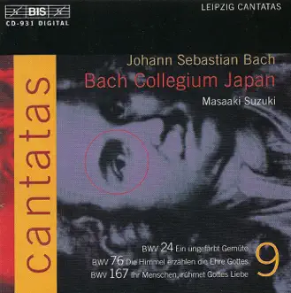 Bach, J.S.: Cantatas, Vol. 9 (Suzuki) - Bwv 24, 76, 167 by Gerd Turk, Robin Blaze, Midori Suzuki, Chiyuki Urano, Masaaki Suzuki & Bach Collegium Japan album reviews, ratings, credits