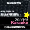 Wonder Why (Rendu célèbre par Julian Perretta) [Version karaoké] song lyrics