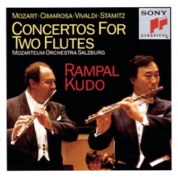 Shigenori Kudo, Jean-Pierre Rampal & Mozarteum Orchester Salzburg - Concerto for Two Flutes and Orchestra in G Major: I. Allegro