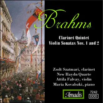 Brahms: Clarinet Quintet - Violin Sonatas Nos. 1 and 2 by Zsolt Szatmari, New Haydn Quartet, Attila Falvay & Maria Kovalszki album reviews, ratings, credits