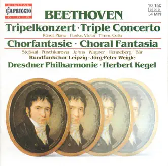 Beethoven: Triple Concerto, Choral Fantasy by Dresden Philharmonic Orchestra, Herbert Kegel, Olaf Bar, MDR Leipzig Radio Choir, Elvira Puschkarova, Annette Jahns & Matthias Henneberg album reviews, ratings, credits