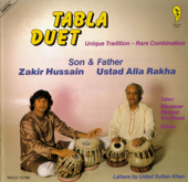 Tabla Duet: Unique Tradition - Rare Combination - Alla Rakha, Sultan Khan & Zakir Hussain