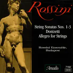 Donizetti: Allegro for Strings in C Major - Rossini: String Sonatas Nos. 1-3 by Andras Kiss & Budapest Rossini Ensemble album reviews, ratings, credits
