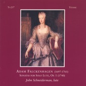 Adam Falckenhagen (1697-1761) Sonatas for Solo Lute, Op.1 (1740) artwork