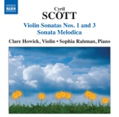 Scott: Violin Sonatas Nos. 1 & 3 - Sonata Melodica artwork