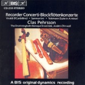 Vivaldi - Sammartini - Telemann: Music for Recorder