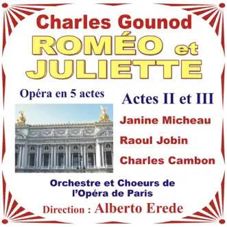 Roméo Et Juliette - Charles Gounod - Opéra En 5 Actes - Actes 3: Dieu Qui Fit L'Homme A Ton Image by Janine Micheau, Raoul Jobin, Charles Cambon, Alberto Erede, Chœurs de l'Opéra national de Paris & Paris Opera Orchestra song reviws