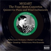 Mozart: 4 Horn Concertos & Piano and Wind Quintet artwork