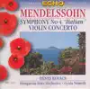 Mendelsshon: Violin concerto and Symphony No.4 "Italian" album lyrics, reviews, download