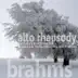 Brahms: Alto Rhapsody, Op. 53 album cover