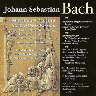 St. Matthew Passion, BWV 244: Pt. I: Chorale: O Mensch, bewein' dein' Sunde gross (Chorus) by Elfriede Trotschel, Diana Eustrati, Friedrich Haertel, Fritz Lehmann, Berlin Radio Choir, St. Hedwig's Cathedral Chidrens Choir, Berlin Radio Orchestra, Nina Stemme & Helmut Krebs song reviws