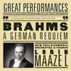 Brahms: Ein Deutsches Requiem (A German Requiem) album lyrics, reviews, download