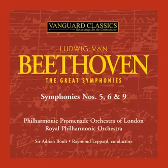 Beethoven: The Great Symphonies (Symphonies Nos. 5, 6, & 9) by Philharmonic Promenade Orchestra Of London, Raymond Leppard, Royal Philharmonic Orchestra & Sir Adrian Boult album reviews, ratings, credits