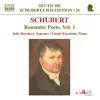 Stream & download Schubert: Lied Edition No. 24 - Romantic Poets, Vol. 1