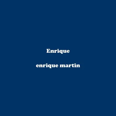 Enrique - EP - Enrique Martín