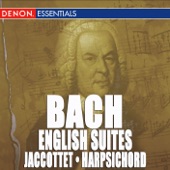 JS Bach: Complete English Suites for Harpsichord artwork