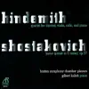 Hindemith: Quartet for Clarinet, Violin, Cello and Piano & Shostakovich: Piano Quintet In G Minor, Op. 57 album lyrics, reviews, download