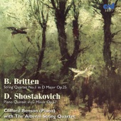Britten: String Quartet No. 1 & Shostakovich: Piano Quintet artwork
