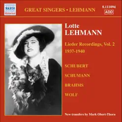 Lotte Lehmann: Lieder Recordings, Vol. 2 - Studio Orchestra Lotte Lehmann: Lieder Recordings, Vol. 2 - Studio Orchestra