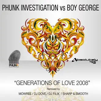 Generations of Love 2008 by Phunk Investigation vs. Boy George album reviews, ratings, credits