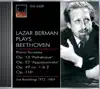 Stream & download Beethoven, L. Van: Piano Sonatas Nos. 8, 19, 23 and 31 (Berman) (1972-1984)