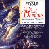 Vivaldi: Dixit dominus  Lauda Jerusalem  Beatus vir artwork