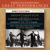 Shostakovich: Symphony No. 1; Cello Concerto [Great Performances] artwork