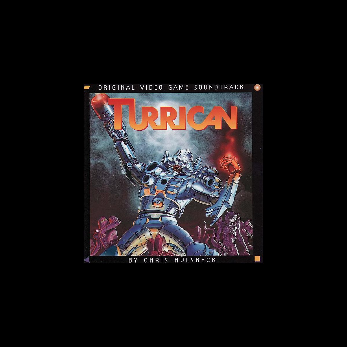 Turrican (Original) aluminium plate / art card - Strictly Limited games