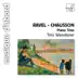 Ravel & Chausson: Piano Trios album cover