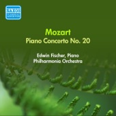 Mozart, W.A.: Piano Concerto No. 20 (Fischer, Philharmonia) (1956) artwork