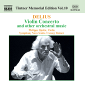 Delius: Violin Concerto - Georg Tintner, Symphony Nova Scotia & Philippe Djokic