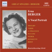 Erna Berger - A Vocal Portrait (Historical Recordings 1934-1949) artwork