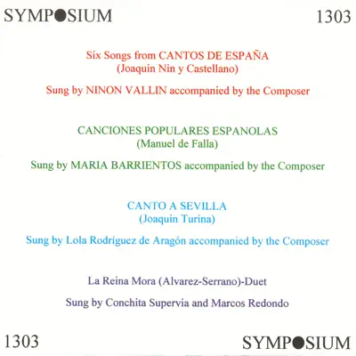 Songs of Spain (1928-1937) - Manuel de Falla